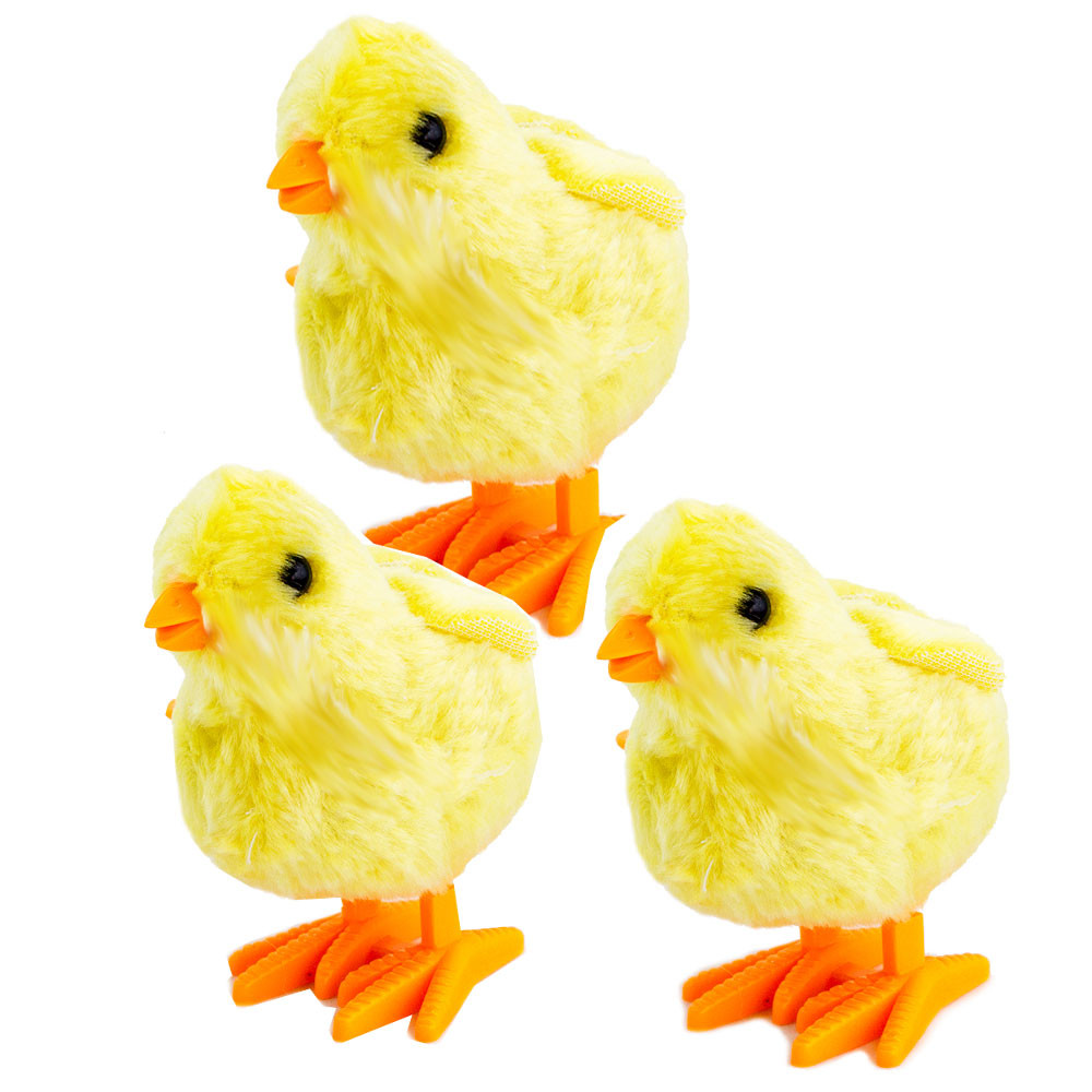 Anak Ayam Kunci 2 Pcs Mainan Jadul Lucu Gerak Tanpa Batere