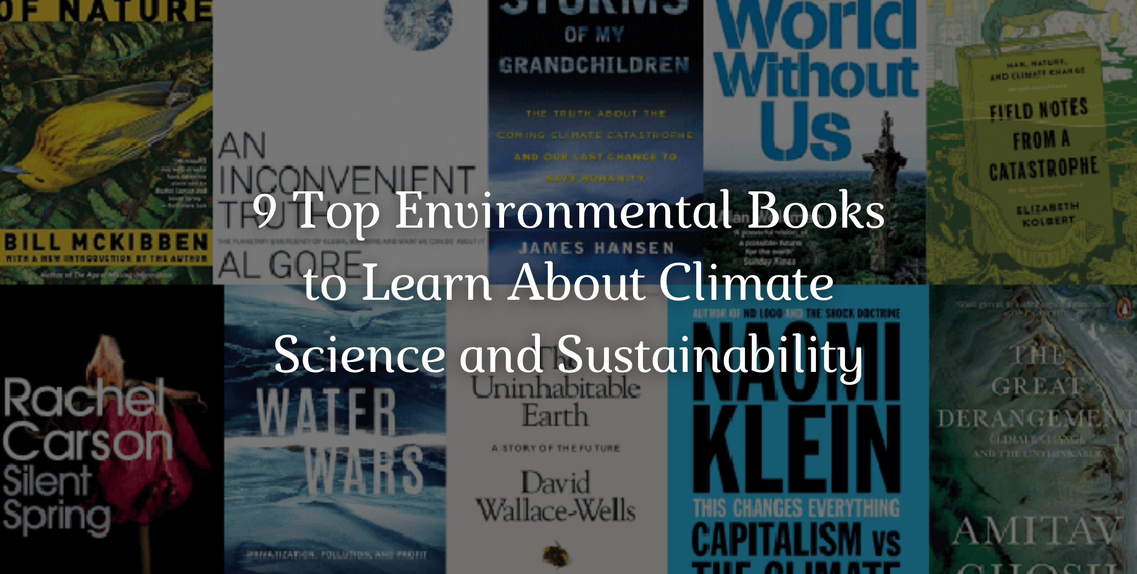 9 Top Environmental Books to Learn About Climate Science and Sustainability