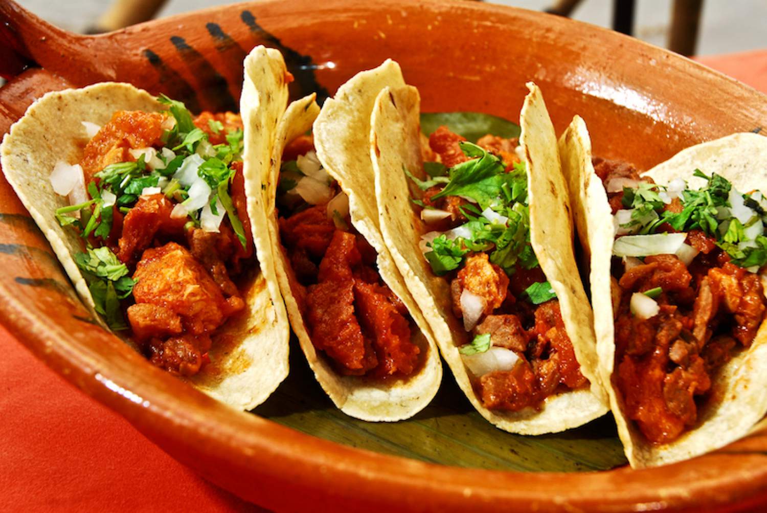 Daging yang digunakan untuk isian tacos atau plural... foto: airtransat.com...