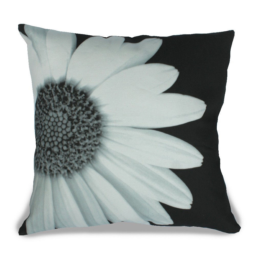 Cushion Cover Bunga  Matahari Putih  Seruni  Living