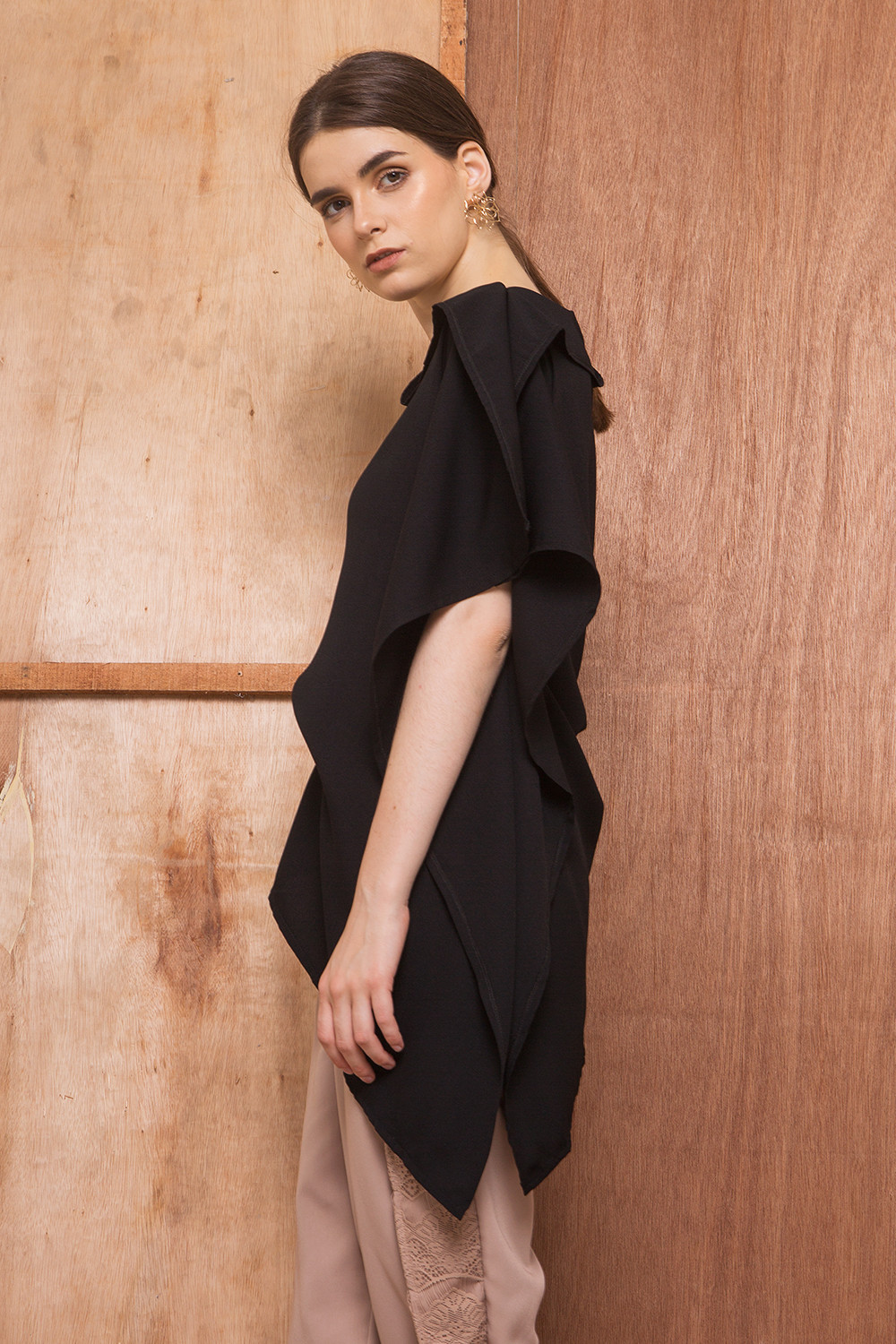 SATURE BLOUSE IN BLACK