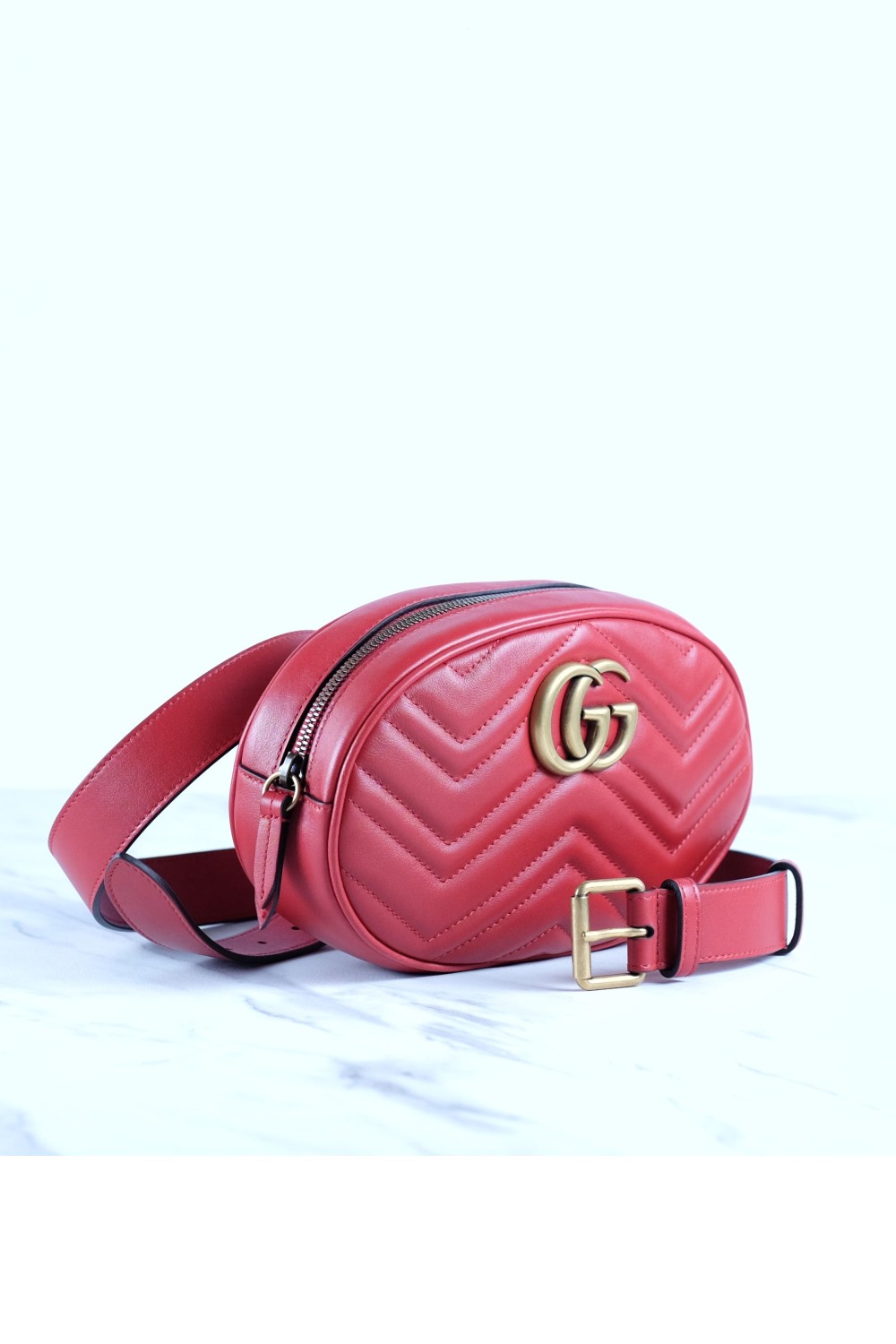 Gucci Mini Belt Bag Red