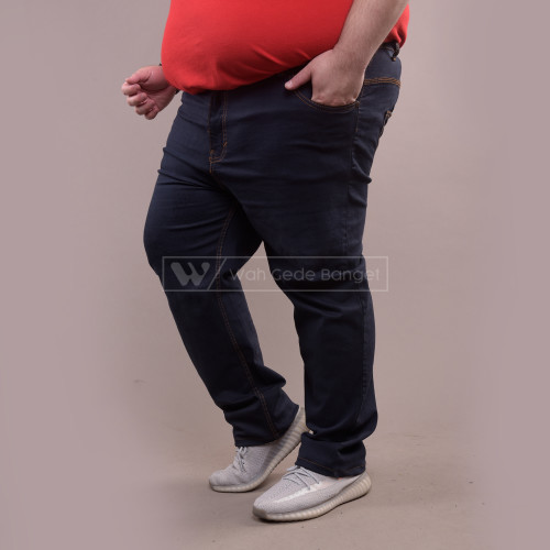 Celana Pria Jumbo Big Size Ukuran Besar WGB BASIC NAVYJEANS