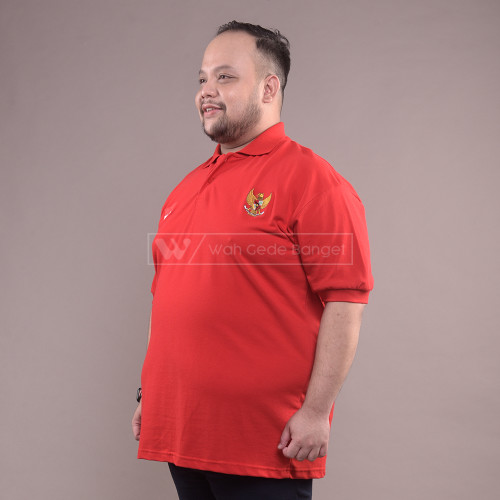 Kaos Pria Jumbo Big Size Ukuran Besar WGB POLO RED UNITY