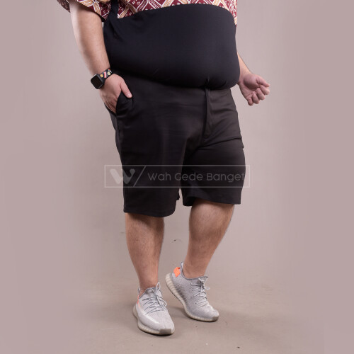 Celana Pria Jumbo Big Size ukuran Besar WGB CHINO SHORT BLACK