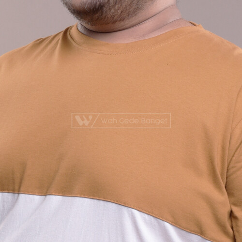 Kaos Color Block Tshirt Pria Super Jumbo Big Size Ukuran Besar WGB MANHATTAN