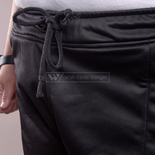 Celana Pria Jumbo Big Size Ukuran Besar WGB JOGGER BLACK COLOR BLOCKED
